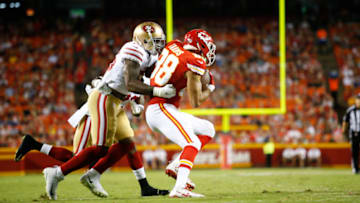 KANSAS CITY, MO - AUGUST 11: Reuben Foster