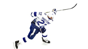 Kevin Shattenkirk #22 of the Tampa Bay Lightning (Photo by Bruce Bennett/Getty Images)