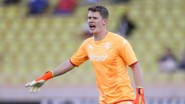Bayern Munich goalkeeper Alexander Nubel in action during his loan spell at Monaco. (Photo by Jonathan Moscrop/Getty Images)