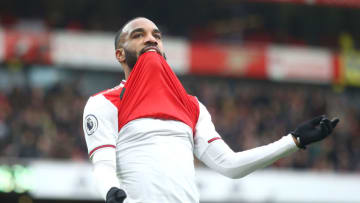 Alexandre Lacazette, Arsenal. (Photo by Julian Finney/Getty Images)