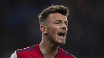 LONDON, ENGLAND - APRIL 20: Ben White of Arsenal during the Premier League match between Chelsea and Arsenal at Stamford Bridge on April 20, 2022 in London, England. (Photo by Visionhaus/Getty Images)