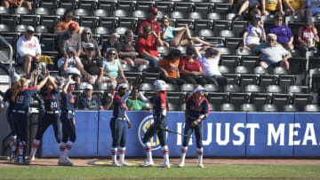 May 9, 2018; Columbia, MO, USA; During the SEC Tournament at Mizzou Softball Stadium. Mandatory Credit: Joe Puetz-USA TODAY Sports