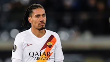 Chris Smalling of AS Roma during the UEFA Europa League round of 32 second leg match between KAA Gent v AS Roma at Ghelamco Arena on February 27, 2020 in Gent, Belgium(Photo by ANP Sport via Getty Images)