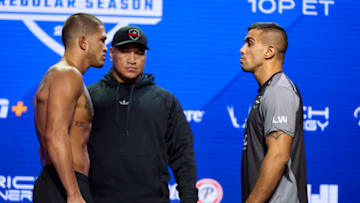 ATLANTIC CITY, NJ - JUNE 24: Ceremonial weigh-ins for PFL 6 at the Ocean Casino Resort on June 24, in Atlantic City, New Jersey. (Cooper Neill / PFL)