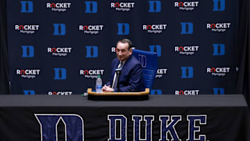Duke basketball head coach Mike Krzyzewski (Photo by Grant Halverson/Getty Images)