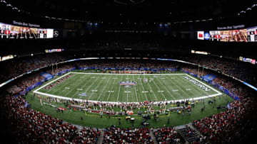 NEW ORLEANS, LA - JANUARY 02: The Auburn Tigers play the Oklahoma Sooners during the Allstate Sugar Bowl at the Mercedes-Benz Superdome on January 2, 2017 in New Orleans, Louisiana. (Photo by Jonathan Bachman/Getty Images)