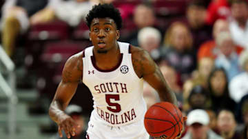 Jermaine Couisnard #5 of the South Carolina Gamecocks. (Photo by Jacob Kupferman/Getty Images)