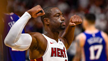 MIAMI, FL - APRIL 21: Dwyane Wade
