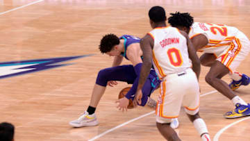 Atlanta Hawks. Mandatory Credit: Sam Sharpe-USA TODAY Sports