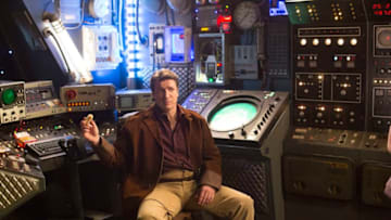 AMERICAN HOUSEWIFE - "Finding Fillion" - In order to impress the other moms at school, Katie, Taylor and Oliver travel to New York to track down Nathan Fillion at a "Firefly" convention, so Katie can convince him to attend the school's spring gala, on an all-new episode of "American Housewife," airing WEDNESDAY, MAY 9 (9:31-10:00 p.m. EDT), on The ABC Television Network. (Michael Ansell/ABC via Getty Images)NATHAN FILLION