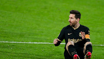 Lionel Messi, the captain of FC Barcelona. (Photo by David S. Bustamante/Soccrates/Getty Images)