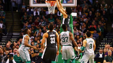 Brooklyn Nets Jarrett Allen. (Photo by Adam Glanzman/Getty Images)