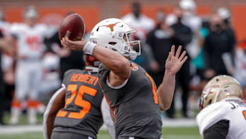 Sam Ehlinger, Texas Football (Photo by Don Juan Moore/Getty Images)
