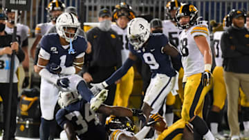 Penn State Nittany Lions safety Jaquan Brisker (Mandatory Credit: Rich Barnes-USA TODAY Sports)