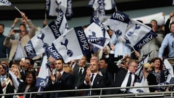LONDON, ENGLAND - AUGUST 20: Daniel Levy, chairman of Tottenham Hotspur looks on from the stands during the Premier League match between Tottenham Hotspur and Chelsea at Wembley Stadium on August 20, 2017 in London, England. (Photo by Dan Istitene/Getty Images)