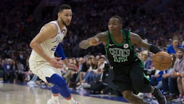 New Charltote Hornets guard terry Rozier. (Photo by Mitchell Leff/Getty Images) *** Local Caption *** Terry Rozier;Ben Simmons