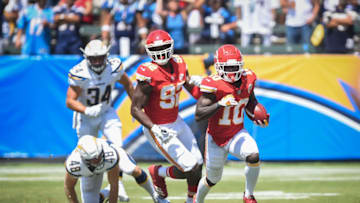 Kansas City Chiefs Tyreek Hill (Photo by Kevork Djansezian/Getty Images)