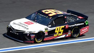 CHARLOTTE, NORTH CAROLINA - SEPTEMBER 27: Matt DiBenedetto, driver of the #95 Toyota Express Maintenance Toyota, practices for the Monster Energy NASCAR Cup Series Bank of America ROVAL 400 at Charlotte Motor Speedway on September 27, 2019 in Charlotte, North Carolina. (Photo by Jared C. Tilton/Getty Images)