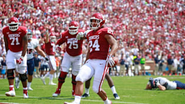 NORMAN, OK - SEPTEMBER 02: Running back Rodney Anderson