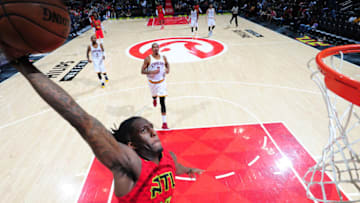 ATLANTA, GA - APRIL 9: Taurean Prince
