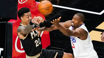 John Collins, Serge Ibaka, Chicago Bulls Mandatory Credit: Dale Zanine-USA TODAY Sports