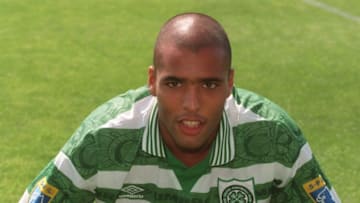 1995: PORTRAIT OF PIERRE VAN HOOIJDONK TAKEN AT THE 1995 - 1996 CELTIC PHOTOCALL. Mandatory Credit: Allsport UK/ALLSPORT