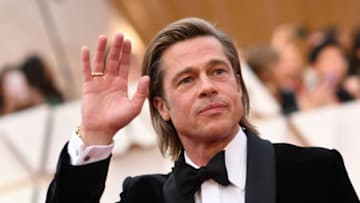 US actor Brad Pitt arrives for the 92nd Oscars at the Dolby Theatre in Hollywood, California on February 9, 2020. (Photo by VALERIE MACON / AFP) (Photo by VALERIE MACON/AFP via Getty Images)