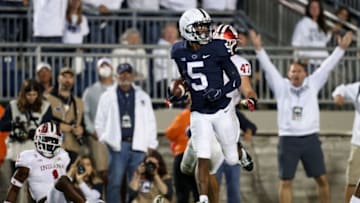 Penn State Nittany Lions wide receiver Jahan Dotson (Mandatory Credit: Matthew OHaren-USA TODAY Sports)