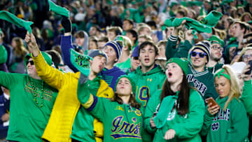 Notre Dame football fans (Photo by Joe Robbins/Getty Images)