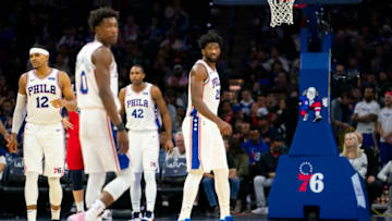 Tobias Harris, Josh Richardson, Al Horford, Joel Embiid | Philadelphia 76ers (Photo by Mitchell Leff/Getty Images)