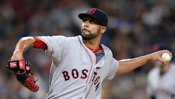 Sep 7, 2016; San Diego, CA, USA; Boston Red Sox starting pitcher David Price (24) pitches during the seventh inning against the San Diego Padres at Petco Park. Mandatory Credit: Jake Roth-USA TODAY Sports