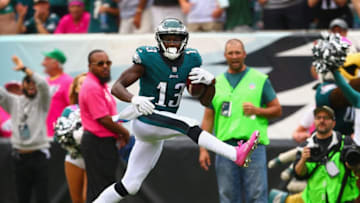 PHILADELPHIA, PA - OCTOBER 08: Nelson Agholor