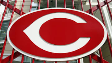 Cincinnati Reds logo. (Photo by Andy Lyons/Getty Images)
