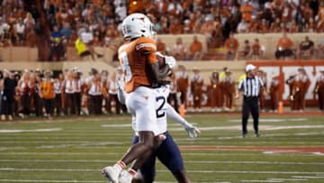 Xavier Worthy, Texas football Mandatory Credit: Scott Wachter-USA TODAY Sports