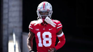Even though he was a four-star recruit, Marvin Harrison Jr. has shown he should have been the best overall recruit in his class. Mandatory Credit: Joseph Scheller-The Columbus DispatchFootball Ceb Osufb Spring Game Ohio State At Ohio State