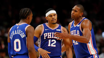 Josh Richardson, Tobias Harris, Al Horford | Philadelphia 76ers (Photo by Kevin C. Cox/Getty Images)