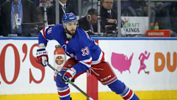 Phillip Di Giuseppe #33 of the New York Rangers