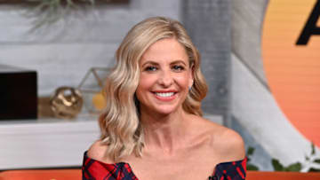 NEW YORK, NY - OCTOBER 15: (EXCLUSIVE COVERAGE) Actress Sarah Michelle Gellar visits BuzzFeed's "AM To DM" on October 15, 2019 in New York City. (Photo by Slaven Vlasic/Getty Images)