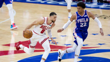 Zach LaVine, Matisse Thybulle, Chicago Bulls Mandatory Credit: Bill Streicher-USA TODAY Sports
