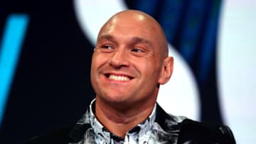 during the press conference at BT Sport Studio, London. (Photo by Kirsty O'Connor/PA Images via Getty Images)