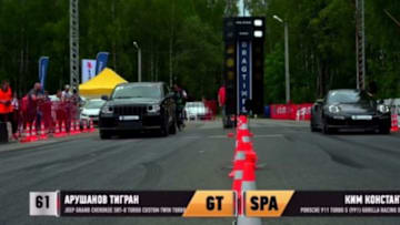 Watch This Jeep Grand Cherokee SRT8 Beat A Porsche 911 Turbo S