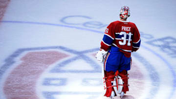 Oct 15, 2015; Montreal, Quebec, CAN; Montreal Canadiens goalie Carey Price. Mandatory Credit: Eric Bolte-USA TODAY Sports