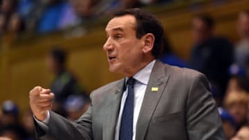 Duke basketball head coach Mike Krzyzewski (Rob Kinnan-USA TODAY Sports)