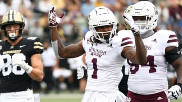 Mississippi State Bulldogs cornerback Martin Emerson (1): Christopher Hanewinckel-USA TODAY Sports