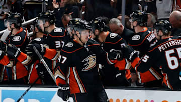 ANAHEIM, CA - APRIL 14: Hampus Lindholm