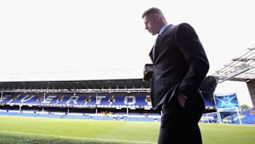 LIVERPOOL, ENGLAND - MAY 24: Ross Barkley of Everton during the Barclays Premier League match between Everton and Tottenham Hotspur at Goodison Park on May 24, 2015 in Liverpool, England. (Photo by Jan Kruger/Getty Images)