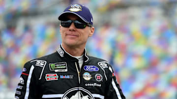 DAYTONA BEACH, FL - FEBRUARY 10: Kevin Harvick, driver of the #4 Busch Beer Car2Can Ford, looks on during the Monster Energy NASCAR Cup Series Advance Auto Parts Clash at Daytona International Speedway on February 10, 2019 in Daytona Beach, Florida. (Photo by Jared C. Tilton/Getty Images)