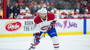 OTTAWA, ON - SEPTEMBER 23: Montreal Canadiens defenseman Brett Lernout (