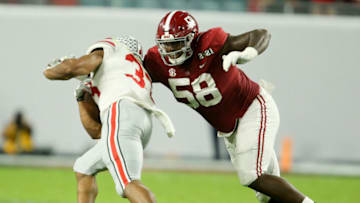 The Detroit Lions select Christian Barmore in the second round of this 2021 NFL mock draft (Photo by Gary Cosby-USA TODAY Sports)