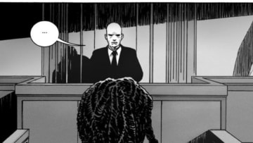 Michonne and the judge - The Walking Dead issue 184 - Image Comics and Skybound